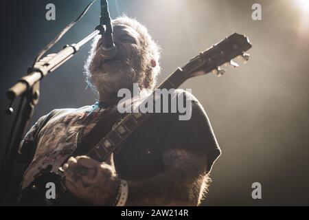 Copenhague, Danemark. 20, 2018. Le groupe américain nu-Metal Neurosis organise un concert en direct lors du festival danois de métaux lourds Copenhague 2018. Ici, le chanteur et guitariste Scott Kelly est vu en direct sur scène. (Crédit Photo: Gonzales Photo - Nikolaj Bransholm). Banque D'Images