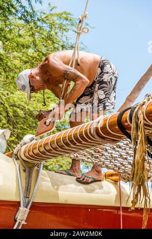 Mo'okiha O Pi'ilani: Prêt à lancer, Presque Banque D'Images