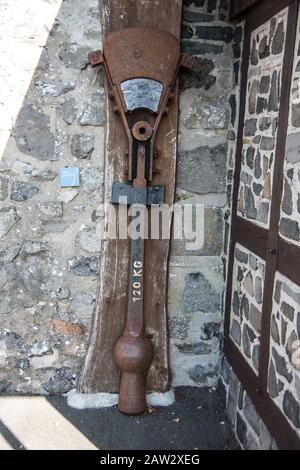 Sonnettes au château de Greifenstein Banque D'Images