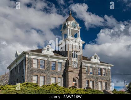 Palais de justice du comté de Morrow, 1909, style Renaissance américaine, à Heppner, Oregon, États-Unis Banque D'Images