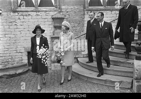 Visite Royale À Zeeland Date: 14 Septembre 1967 Lieu: Zeeland Mots Clés: Visite, Princes, Princesses Nom De La Personne: Beatrix, Princess Banque D'Images