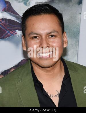 05 Février 2020 - Hollywood, Californie - Jeremiah Bitsui. Première de la saison 5 « Meilleur appel Saul » de AMC à ArcLight Cinemas. (Image crédit: © Billy Bennight/AdMedia via ZUMA Wire) Banque D'Images