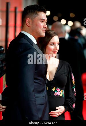 M. Rab Wilding (à gauche) et M. Jill Morgan ont assisté aux Sun Military Awards 2020 qui se sont tenus à La Salle De Banquet de Londres. Banque D'Images