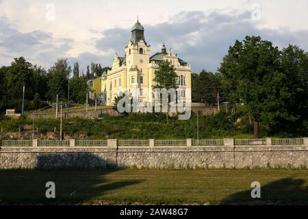 RÉPUBLIQUE Tchèque, OSTRAVA- 06 juin 2019: Hôtel de ville à Silésie Ostrava Hôtel de ville construit dans les années 1911-1913 dans la petite ville d'Ostrava Banque D'Images