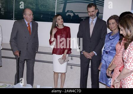 Le roi Juan CarlosI, la reine Letizia d'Espagne, le roi Felipe VI d'Espagne et la reine Sofia assistent au 40ème anniversaire de la Fondation Reina Sofia Alzheimer. Ma Banque D'Images