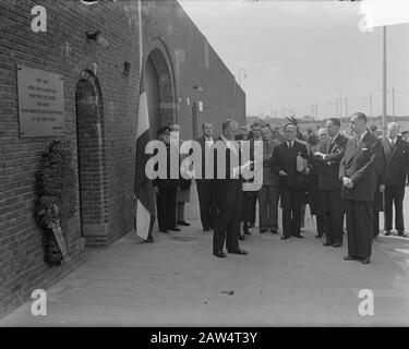 P. de Gaulle visite la prison Scheveningen Date: 17 juillet 1950 lieu: Scheveningen, Zuid-Holland mots clés: Prison Personne Nom: Gaulle P. DE Banque D'Images