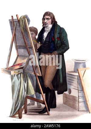 1810 CA , Paris , FRANCE : le peintre français ANTOINE JEAN GROS baron GROS ( 1771 – 1835 ). Son travail était dans les genres de l'histoire et de l'aap néoclassique Banque D'Images