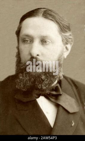 1875 CA, FRANCE : le poète français SULLY PRUDHOMME ( 1839 – 1907 ), le premier à avoir remporté le PRIX NOBEL de LITTÉRATURE en 1901 . - LETTERATO - LE Banque D'Images