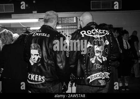 Rockers Et Teddyboys Banque D'Images