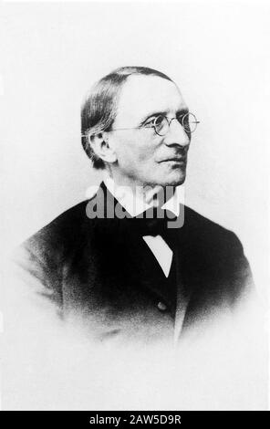 1886 ca. Allemagne : le médecin et physiologiste allemand Carl Friedrich Wilhelm Ludwig ( 1816 – 1895 ) . Ludwig a étudié plusieurs sujets tels que t Banque D'Images