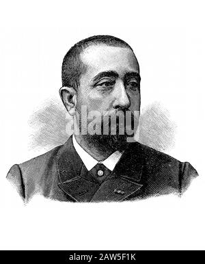 1890 CA , Paris , FRANCE : le célèbre médecin français, le docteur Georges Gilles de la Tourette ( 1857 – 1904 ), était le homonyme de la Syndro de Tourette Banque D'Images