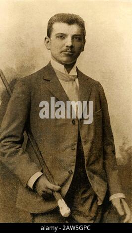 1893 CA, MILANO , ITALIE : Le fils italien LUIGI BOCCONI de politicien industriel de Magnat Senatore Ferdinando Bocconi ( 1836 - 1908 ), propriétaire de Grand Banque D'Images