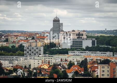 Ville de Prague, du 17 étage Banque D'Images