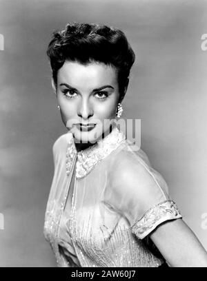 1953 , USA : L'actrice DE cinéma JEAN PETERS ( 1926 - 2000 ), la pubblica encore pour le film ' UN Plan de renouveau pour Le Meurtre ' ( Assassinio premeditato ) par Et Banque D'Images