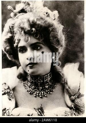 1898 CA , NEW YORK , États-Unis :The american stage ans Silent Movie actrice Fannie Ward ( 1872 - 1952 ). En 1898, elle épousa UN riche marchand de diamants JOE Banque D'Images