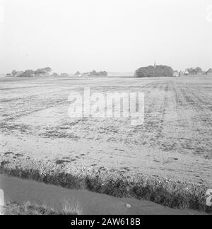 Exploitation minière, sol, nivellement, ponçage, consolidation des terres, Ring Polder Date : octobre 1959 lieu : Ring Polder mots clés : ponçage, nivellement, travail du sol, culture, consolidation des terres Banque D'Images