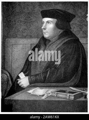 1530 CA, GRANDE-BRETAGNE : le chef protestant anglais THOMAS CROMWELL Comte d'Essex ( 1490 - 1540 ) en Angleterre , premier ministre du roi HENRY VIII Banque D'Images