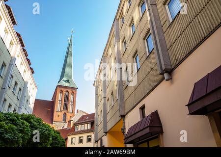 Église Saint-Nicolas Nikolaikirche À Berlin, Allemagne Banque D'Images