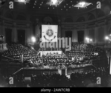 Réunion Nationale Anniversaire Armée Du Salut En Concert Date : 12 Mai 1962 Mots Clés : Édifices De Concert Nom De L'Institution : Armée Du Salut Banque D'Images