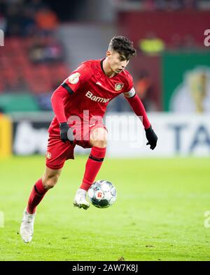 Leverkusen, Allemagne. 05 février 2020. Kai HAVERTZ (LEV) action, football DFB coupe ronde de 16, Bayer 04 Leverkusen (LEV) - VfB Stuttgart (S) 2: 1, le 05.02.2020 à Leverkusen/Allemagne. Â | utilisation dans le monde crédit: DPA/Alay Live News Banque D'Images