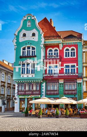 Vieille Ville De Timisoara, Roumanie Banque D'Images