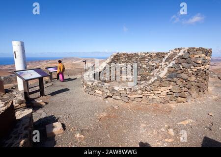 Mirador Astronómico De Sicasumbbre, Fuerteventura, Îles Canaries Banque D'Images