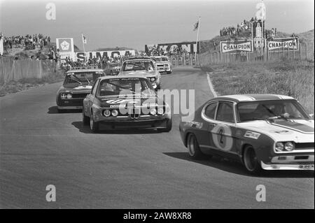 Levis Challenge Cup course au circuit Zandvoort (Europcup pour les voitures de tourisme), Hezemans en action avec BMW alpina (No 11) Date: 20 août 1972 lieu: North -Holland, Zandvoort mots clés: Course automobile, pistes Banque D'Images