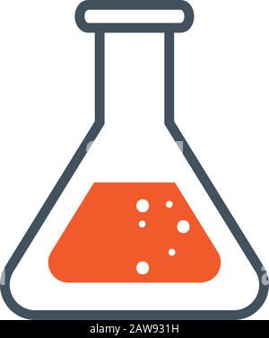 Chimie vecteur conception ballon isolé Illustration de Vecteur