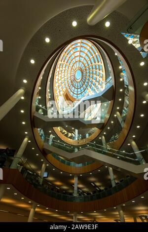 La bibliothèque centrale moderne de Liverpool Banque D'Images