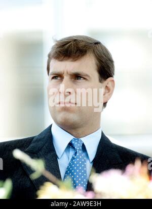 Hrh Prince Andrew, Duc De York, Sydney, Australie. Octobre 1988 Banque D'Images