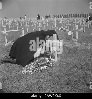 Jour Commémoratif Margraten Date : 31 Mai 1947 Banque D'Images