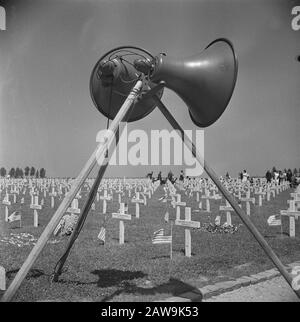 Jour Commémoratif Margraten Date : 31 Mai 1947 Banque D'Images