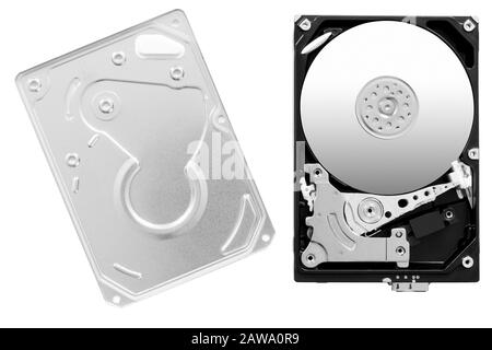 Ouvrez le disque dur externe Banque D'Images