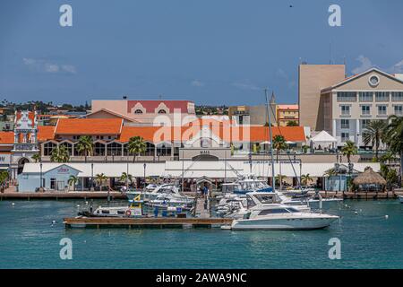 Marina Au Aruba Marriott Banque D'Images