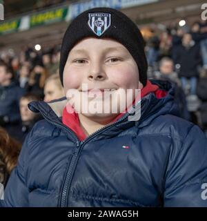 Almelo, Pays-Bas. 7 février 2020. Almelo, 07-02-2020, Erve Asito, Eredivisie néerlandaise, saison 2019/2020. Heracles supporteur pendant le match Heracles - Fortuna Sittard Credit: Pro Shots/Alay Live News Banque D'Images