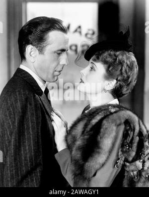 1941 , HOLLYWOOD , États-Unis : le célèbre acteur de cinéma HUMPHREY BOGART ( 1899 - 1957 ) avec MARY ASTOR , pubblica encore par LE FALCON MALTAIS ( il mi Banque D'Images