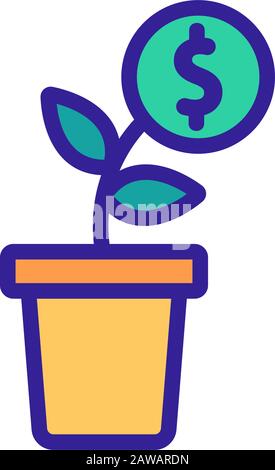 vecteur d'icône de franchise. Illustration du symbole de contour isolé Illustration de Vecteur