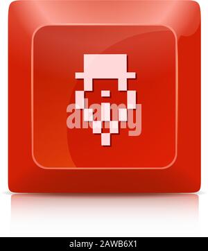 Bouton Web d'abonnement minimaliste et élégant Illustration de Vecteur