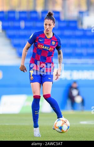 Barcelone - JAN 18: Jenni Hermoso joue au match de la Ligue des femmes espagnole entre FC Barcelona Female et Rayo Vallecano au stade Johan Cruyff Banque D'Images