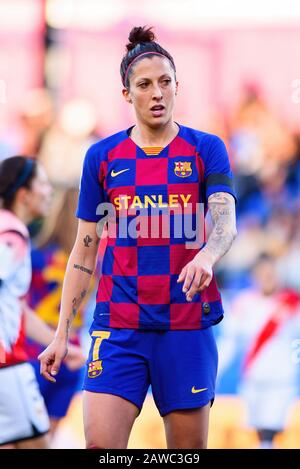 Barcelone - JAN 18: Jenni Hermoso joue au match de la Ligue des femmes espagnole entre FC Barcelona Female et Rayo Vallecano au stade Johan Cruyff Banque D'Images