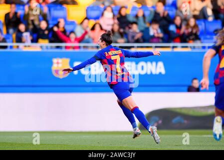 Barcelone - JAN 18: Jenni Hermoso joue au match de la Ligue des femmes espagnole entre FC Barcelona Female et Rayo Vallecano au stade Johan Cruyff Banque D'Images