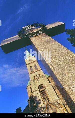 Église Sainte-Famille, Zakopane, Tatra, Pologne Banque D'Images