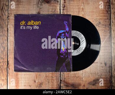 Dr Alban - c'est ma vie - 7 pouces simple Banque D'Images