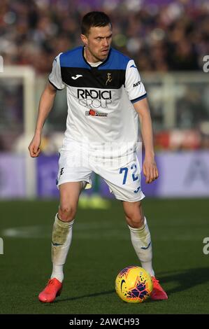 Firenze, Italie. 8 février 2020. Firenze, Italie. 08ème février 2020. Josip ilicic (atalanta) en action pendant Fiorentina vs Atalanta, série italienne UN match de football à Firenze, Italie, 08 février 2020 crédit: Independent photo Agency Srl/Alay Live News crédit: Independent photo Agency Srl/Alay Live News Banque D'Images