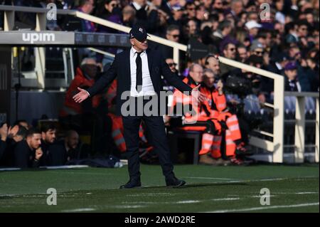 Firenze, Italie, 08 février 2020, giuseppe iachini entraîneur de fiorentina pendant Fiorentina vs Atalanta - italien Serie A match de football - crédit: LPS/Matteo Papini/Alay Live News Banque D'Images