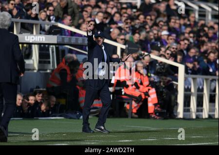 Firenze, Italie, 08 février 2020, giuseppe iachini entraîneur de fiorentina pendant Fiorentina vs Atalanta - italien Serie A match de football - crédit: LPS/Matteo Papini/Alay Live News Banque D'Images