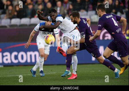 Firenze, Italie, 08 février 2020, duvan zapata (atalanta) en action pendant Fiorentina vs Atalanta - italien Serie A match de football - crédit: LPS/Matteo Papini/Alay Live News Banque D'Images