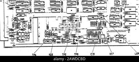 SandersAssociates :: Graphique8 :: H-82-0176 Vistagraphic 3000 Graphic 8 Series 8000 Guide d'utilisation et d'entretien Feb1983 . ;, : ? Jyl... UiSiwa*. «&. --93-"J*Ki31 Figure 4-6. Emplacement des composants du module de distribution (références 5810009G1, 5810010G1) 16.6 ou PASSAGE WITHZERO aligné sur t* Banque D'Images