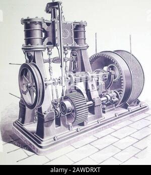 Élévateurs hydrauliques, électriques, à vapeur et à courroie. . •METROPOLITAN ENGINEUSED EN RELATION AVEC LES ÉLÉVATEURS DE FRET À VAPEUR POUR LES MAGASINS, WA (Pour plus de détails, voir ] e i4.j REHOUSES, ETC L'ASCENSEUR STANDARD OTIS. NOUVEAU MOTEUR DE FRET OTIS. POUR FOURNEAUX, BRASSERIES. ENTREPÔTS. Etc 11 articulars voir ge 14 1 I L'ASCENSEUR STANDARD OTIS. Tailles standard des élévateurs à vapeur de sécurité Otis, Comme illustré aux pages 12 et 13. LES VÉRINS À VAPEUR DE STYLE OP SONT ADAPTÉS À LA VITESSE DE FONCTIONNEMENT DE LA PLATE-FORME. Charger i vilNE. Diamètre. Course. À LA VITESSE INDIQUÉE. 6 et pouces. io pouces. i 50 pieds par minute. 1 500 livres. 3 ?, / io Banque D'Images