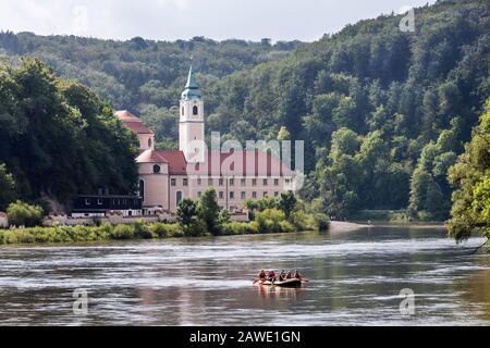 Avancée Sur Le Danube, Monastère De Weltenburg, Allemagne Banque D'Images